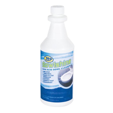 ZEP BowlShine Non-Acid Bowl Cleaner, Floral Scent, 32 oz Bottle, PK12 120401